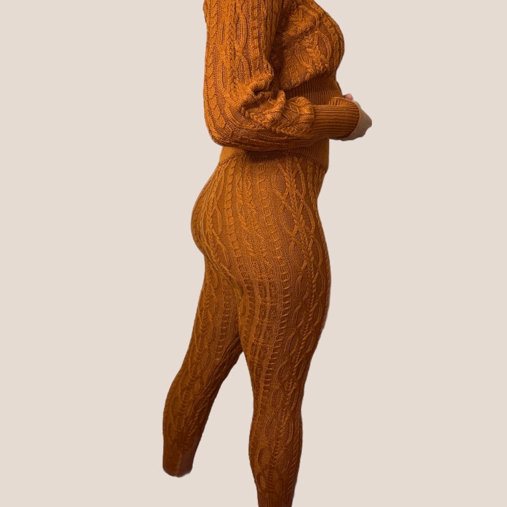 Rust Color Sweater Set - Picture 4 of 4